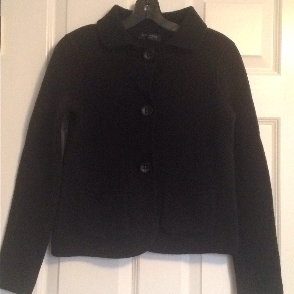 Piazza Sempioni black knit blazer